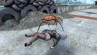 Heroine Trapped by Mutants in Wasteland for Twisted Pleasure Encounter