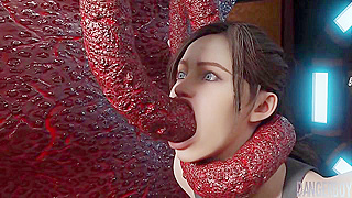 Claires Cosmic Dual Ride: Alien Tentacles Invade Her Depths – Beyond Earthly Pleasure