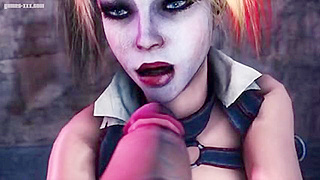 Harley Surrenders to Batmans Dark Desire in Hot Gotham Tryst