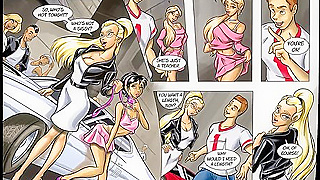 Blonde Futanari Goddesses Ignite Steamy shemale Comic Encounters
