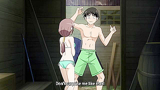 Teens Make Out While Nosy Neighbor Spies on Their Hot Encounter
