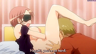 Cute Anime Boy Gets Hidden Blowjob in Busty Pubic Haven