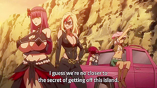 Two Hot Lesbians Clash With Voluptuous Anime Sirens in Steamy Battle