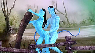 Aangs Tempting Blowjob Leads to Explosive Creampie Climax in Avatar Lust Saga