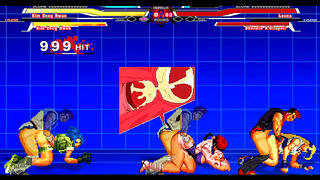 Shermie Chers Hot Tryst with Leona Heidern in Sultry Hentai Dream World