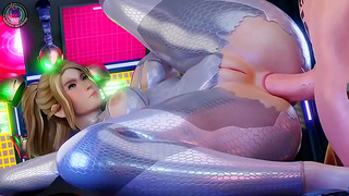 Samus Surrenders to Fiery 3D Pleasure in Hot Alien Tryst