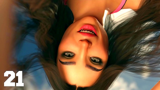 Curvy Brunes Explore Steamy Yoga Moves in Wild 3D Hentai Adventure