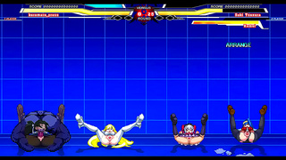 Kuromaki Faces Arcanas Heat in Wild Hentai Battle with Fiery Finish