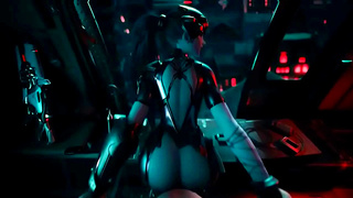 Widowmakers Curves Ignite Forbidden Desires in Hot Overwatch Encounter
