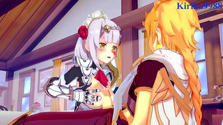 Noelle Shenhe Ignite Forbidden Desire in Steamy Genshin Passion Scene