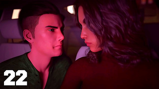 Brunette Bombshell Teases Lonely Student in Hot 3D Hentai Fantasy