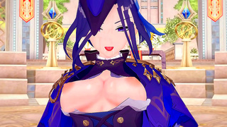 Clorinde Dominates with Fiery Blowjob Wild Cowgirl Action – Steamy 3D Hentai Encounter