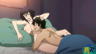 Voluptuous Hentai Goddess Rides Huge Cock to Anal Bliss