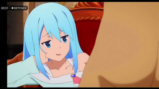 Kazuma Megumins Hot Goodbye Ignites Passionate Moment in Konosuba Tale