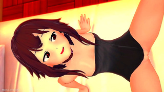Megumins Hot Infirmary Moment When She Drops Her Towel – Konosuba XXX Scene