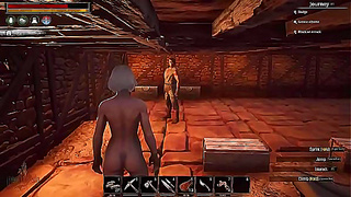 Albino Slave Pleasured in Wild BDSM Orgy – Conan Exiles Fantasies Unleashed