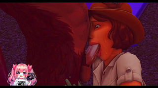 Bigfoot Seduces Lone Park Ranger in Wild Midnight Tryst Deep Within the Woods