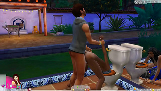 Step-Grannys Forbidden Desire Unleashed in The Sims 4 Fantastical Adventure