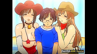 Busty Twin Beauties Tempt Shy Guy into Steamy Mnage Magic