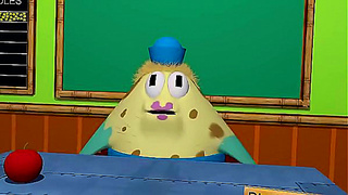SpongeBob Patrick Seduce Mrs. Puff in Hot Nautical School Fantasy