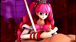 Perona Teases Crewmate with Seductive Oral Pleasure in Hot One Piece Fantasy