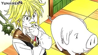 Meliodas Hot Lesson Turned into Naughty Desires in School Room Fantasy