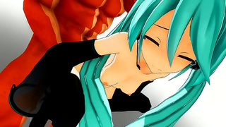 Mikus Seductive Blowjob Sweet Moans – Steamy MMD Hentai Delight