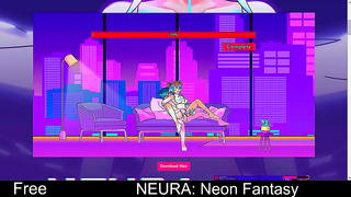 Cute Anime Warrior Explores Forbidden Desires in Neon-Lit Tokyo Adventures