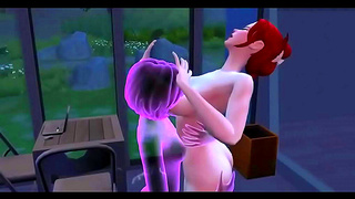 Ghostly Embrace: Ethereal Yuru Loves Make Passionate 3D Hentai Magic