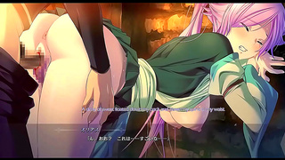 Fantasy Hentai Quest: Busty Elf Tempts Hero in Steamy Dungeon Encounter