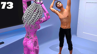 AI Seductress Teases Astronaut with Steamy Yoga Routine in Zero Gravity