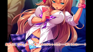 Voluptuous Hentai Vixen Drops Her Phone for Hot Oral Pleasure Encounter