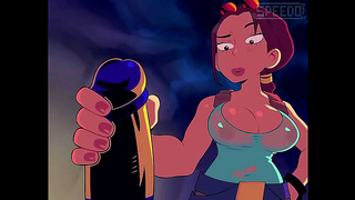 Laras Hot Hentai Quest: Voluptuous Treasure Hunter Rides Massive Load creampie