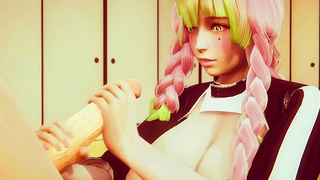 Mitsuri Kanrojis Hot Solo Dream Comes Alive in Stunning 3D HentaiFantasy