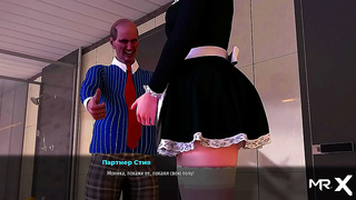 Billionaire Indulges Dark Fantasies in Steamy 3D Anime Fashion Encounter