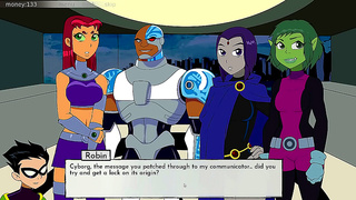 Raven Starfire Spark Forbidden Desire in Hot Teen Titans Tryst