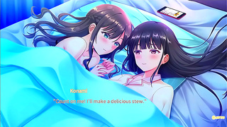 Cute Anime Duo Shares Secret Kiss Leading to Hot Bedroom Romance