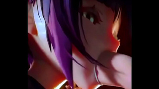 Genshin Goddess Rides Wild in Hot Blowjob Sex Fantasy