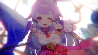Chinas Seductive Bunny Mage Tuyuan Weaves Spellbinding Pleasures in MMD Fantasy