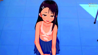 Nagatoro Teases Pleasures Senpai with Hot blowjob After School