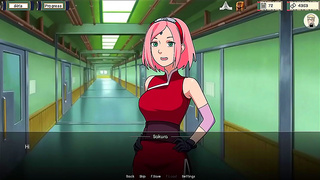 Naruto Guides Kunoichi in Hot 3D Hentai Training with Dinaki