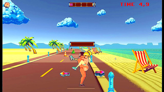 Voluptuous Skater Babe Gets Filled Shares Juicy 69 on Tropical Shore