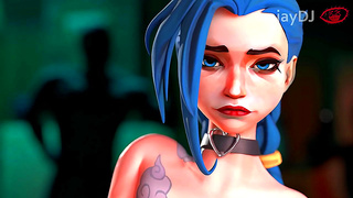 Jinx Gives In To Temptation With Steamy Solo Pleasure At Neon Nightclub