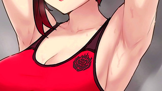 Ruby Blakes Seductive RWBY Training Ignites Forbidden Desire Pleasure