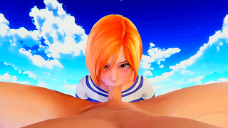 Nami Gives Mind-Blowing POV Blowjob in Sultry Hentai Fantasy Ride