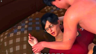 Stepmom Seduces Curious Stepson in Hot 3D Animation Fantasy