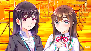 Anime Couples Tender First Kiss Sparks Fiery Romance Under Moonlight