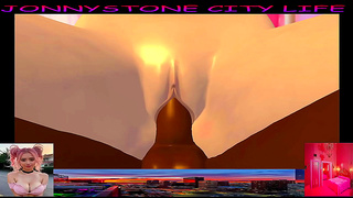 JonnyStone Ignites Steamy Tryst with Alluring Pink-Haired Babe in Vivid 3D Hentai