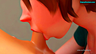StepAunt Cass Seduces Her StepNephew in Forbidden Anime Pleasure