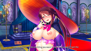 Succubus Tempts Harem Champion in Sultry Fantasy Encounter